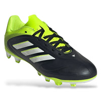 Chaussures de football Adidas Copa Pure 3 Club FG/MG noires jaunes unisexe — immagine 2