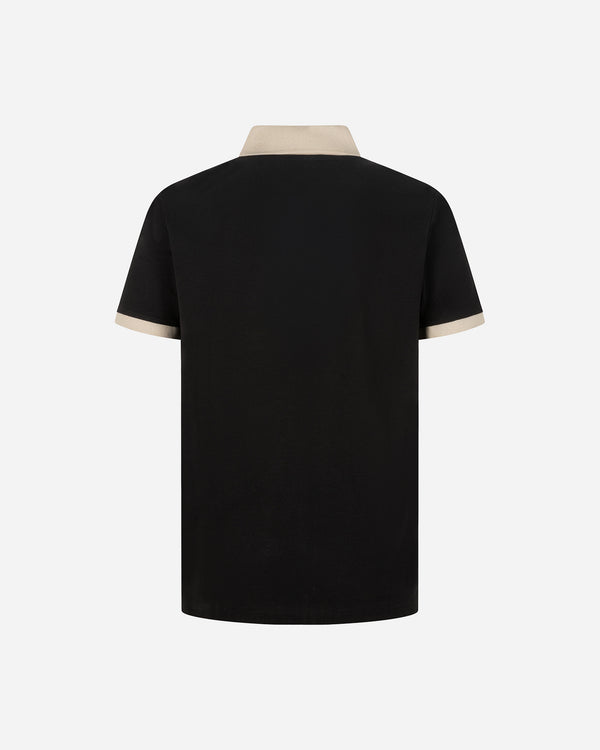 Ellesse Polo Nera Beige Uomo