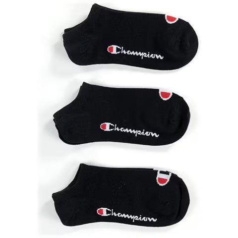Champion Crew 3-pack Calzini Neri Unisex