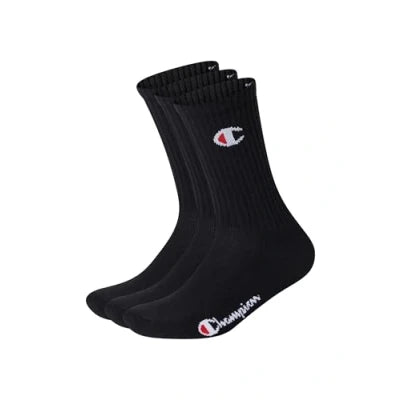 Champion Core 3PP Crew Calzini Neri Unisex