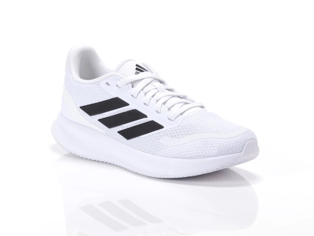 Adidas Runfalcon 5 J Chaussures Blanches Noires Enfants Garçons