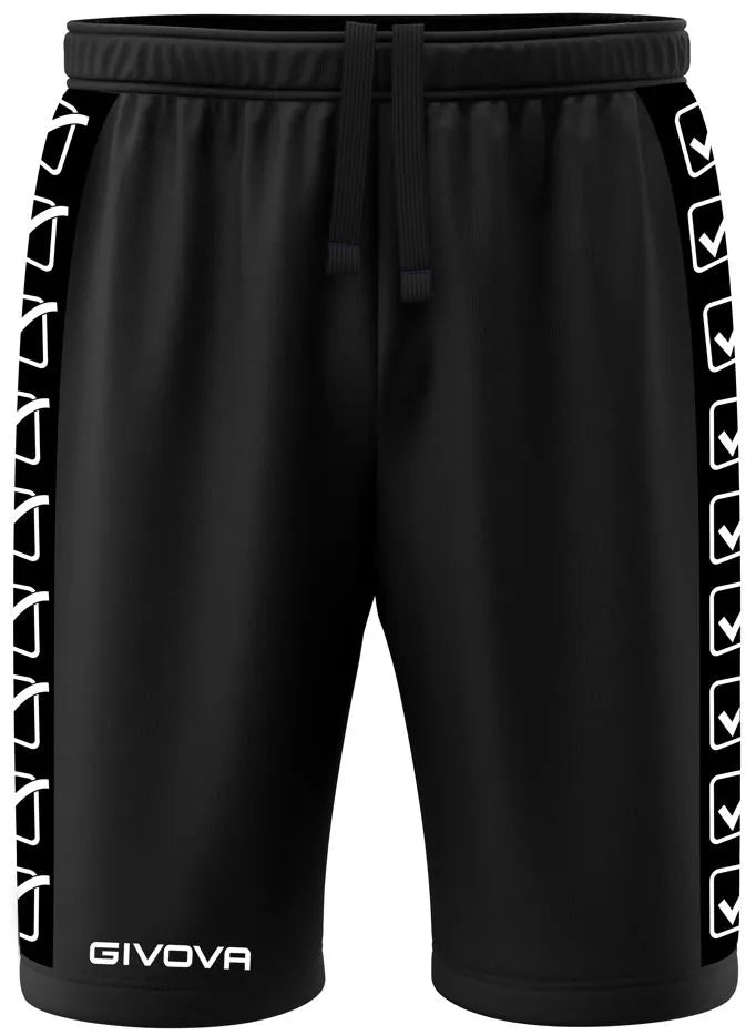 Givova Terry Pantaloncini Sportivi Neri Uomo