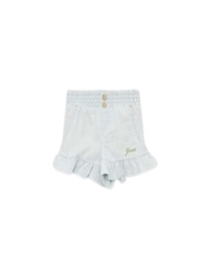 Guess  Pantaloncini Di Jeans Bianchi Bambina