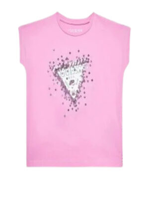 Guess Ss  T-shirt Rosa Bambina