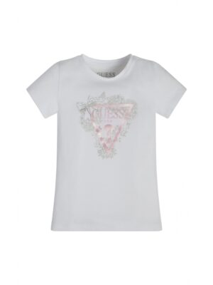 Guess  T-shirt Total White Bambina