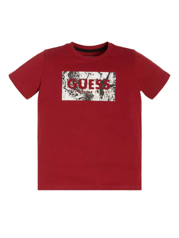 Guess SS T-Shirt Bordeaux Bambino