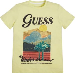 Guess Kid T-shirt Verde Lime Bambini