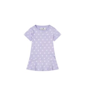 Champion Regular Fit Vestito Viola Bambina