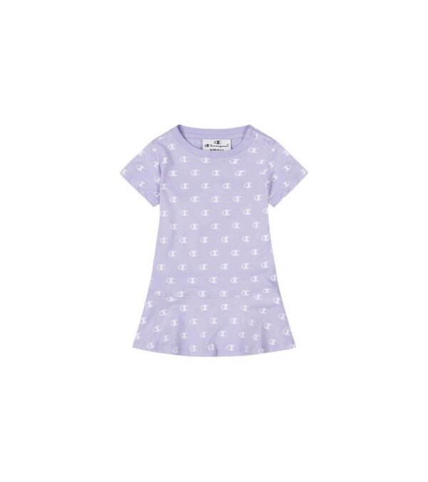 Champion Regular Fit Vestito Viola Bambina