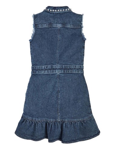 Guess Vestito Di Jeans Blu Denim Bambina