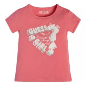 Guess Ss  T-shirt Rosa Bambina