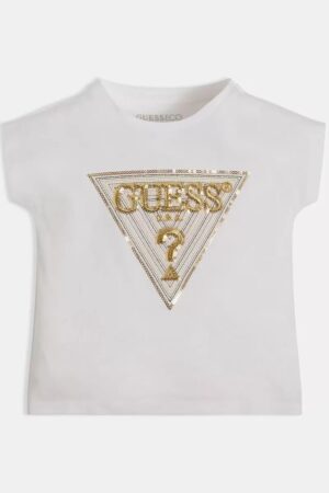 Guess Ss  T-shirt Bianca Bambina