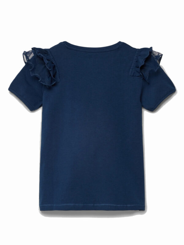 Guess Glitter Grow T-shirt Blu Bambina