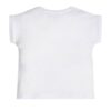 Guess Kid T-shirt con logo avorio iridescente Bianca Bambina