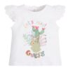 Guess T-shirt Smanicata Bianca Bambina