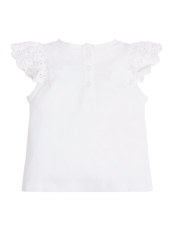 Guess T-shirt Smanicata Bianca Bambina