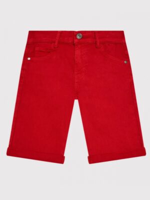 Guess Bermuda Di Jeans Rosso Denim  Bambino