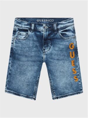 Guess Bermuda Di Jeans Blu Denim  Bambino
