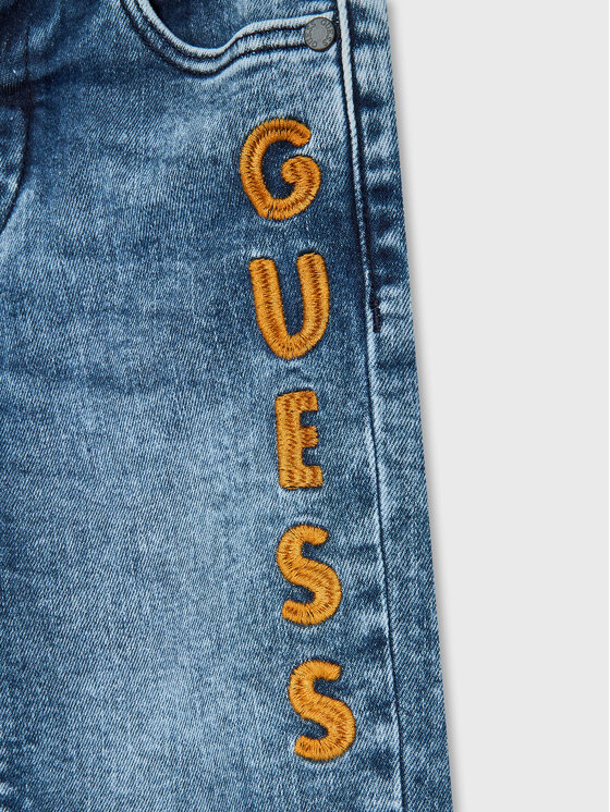 Guess Bermuda Di Jeans Blu Denim  Bambino