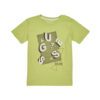 Guess T-shirt Verde Con Logo Centrale Bambini