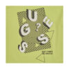 Guess T-shirt Verde Con Logo Centrale Bambini