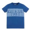 Guess Ss T-shirt Blu Bambino