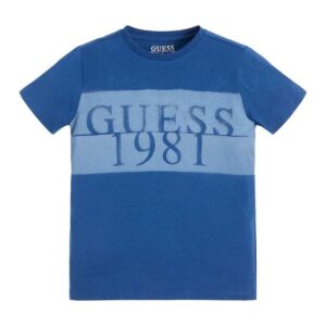 Guess Ss T-shirt Blu Bambino