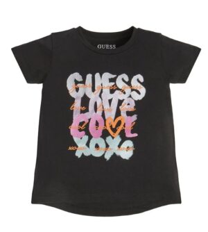 Guess Children T-shirt Nera Bambina