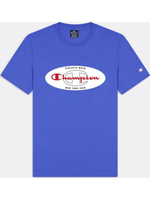 Champion Crewneck  T-shirt Blu Uomo