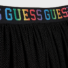 Guess  Stretch Net Midi Skirt Gonna nera  bambina