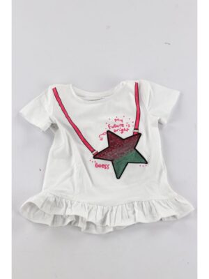 Guess T-Shirt  Czarny Regular Fit Bianca Bambina