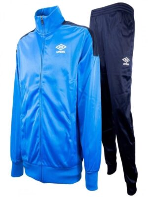 Umbro Full Zip Completo Tuta Acetato Blu Uomo