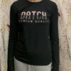 Datch Maglia Maniche Lunghe Nera Rosa Donna