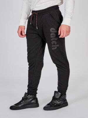 Datch Pantaloni Tuta Total Black Uomo
