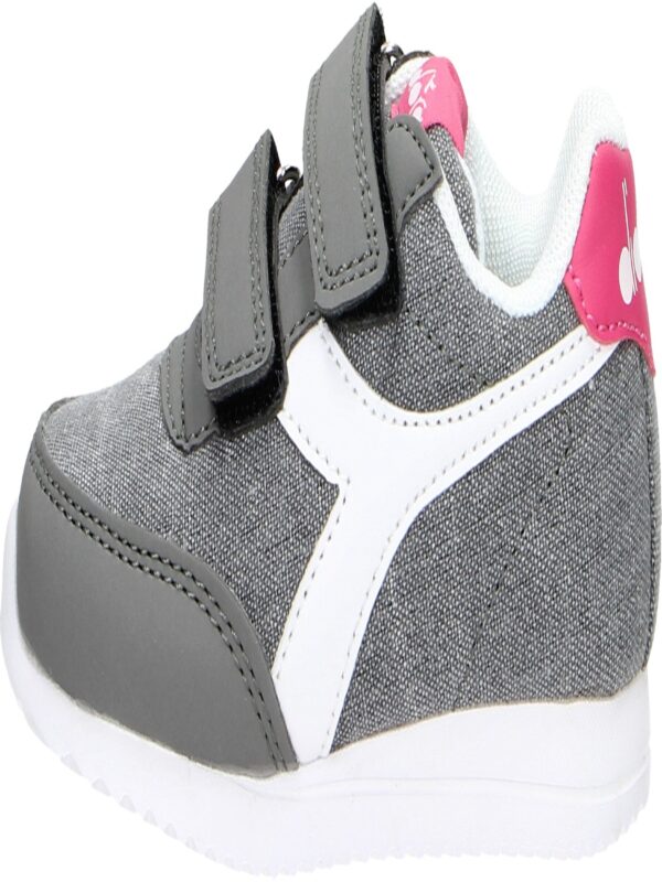 Diadora Jog Light  Scarpe Grigie Rosa Bambina