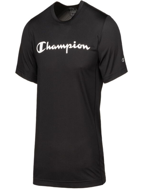 Champion Crewneck T-shirt isotermica Nera Unisex