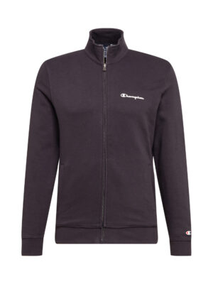 Champion Signature Crew Felpa Chiusura Zip Nera Uomo