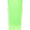 Champion Sleeveless Crewnwck Canotta Smanicata Verde Fluo Uomo