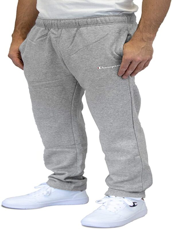 Champion Herren Sport Pantaloni Tuta Grigi Uomo