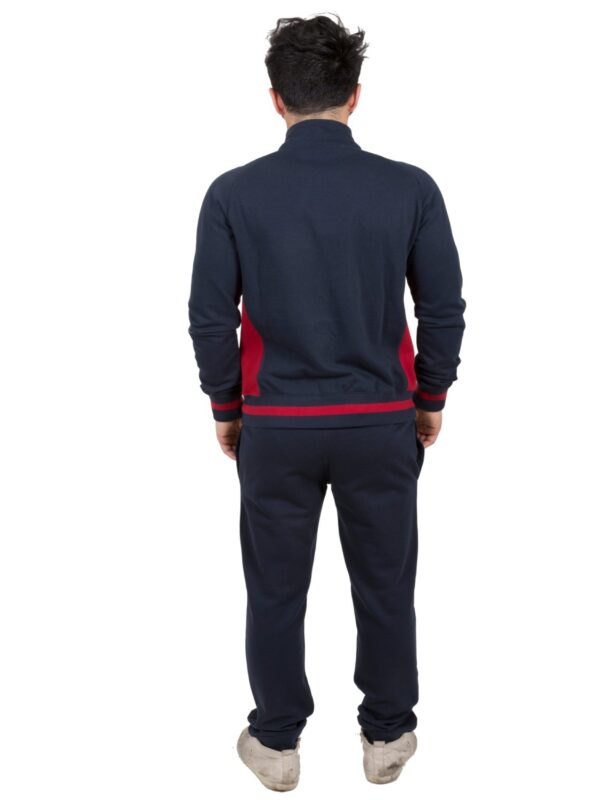 Champion Authentic Fine Terry full zip Completo Tuta Blu Rosso Uomo