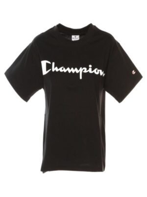 Champion crew neck  T-shirt Nera Donna