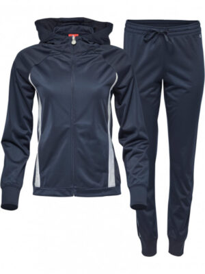 Champion Completo Tuta Acetato Total Blu Donna