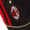 ADIDAS AC MILAN FAN PANTALONCINI NERI CON STEMMA E STRISCE ROSSE UOMO
