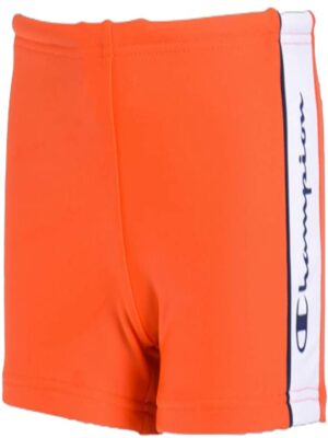ChampionS COSTUME BOXER  ARANCIO CON DETTAGLI BLU E BIANCHI BAMBINO