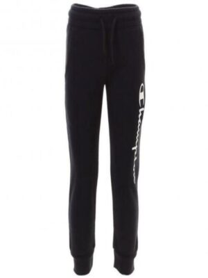 Champion Rib Cuff Track Pantaloni Di Tuta Neri Bambini Ragazzi
