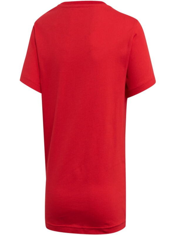 Adidas Trefoil Tee T-shirt Rossa Bianca Bambino