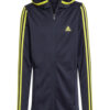Adidas Designed 2 Move 3-Stripes hoodie Felpa Con Cappuccio Blu Bambino