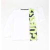 Guess Ls Maglietta Maniche Lunghe Bianche Bambino