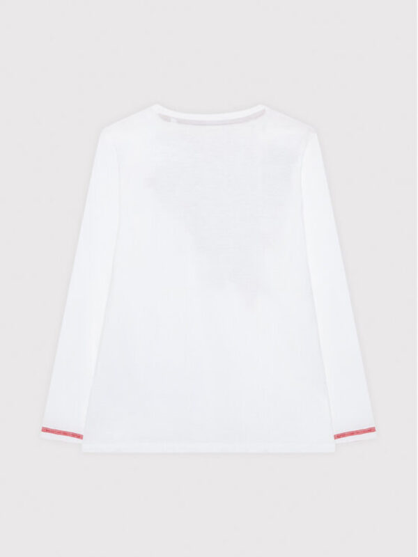 Guess Maglietta Maniche Lunghe Bianche Bambino