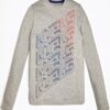 Guess Ls Maglietta Maniche Lunghe Grigia Bambino